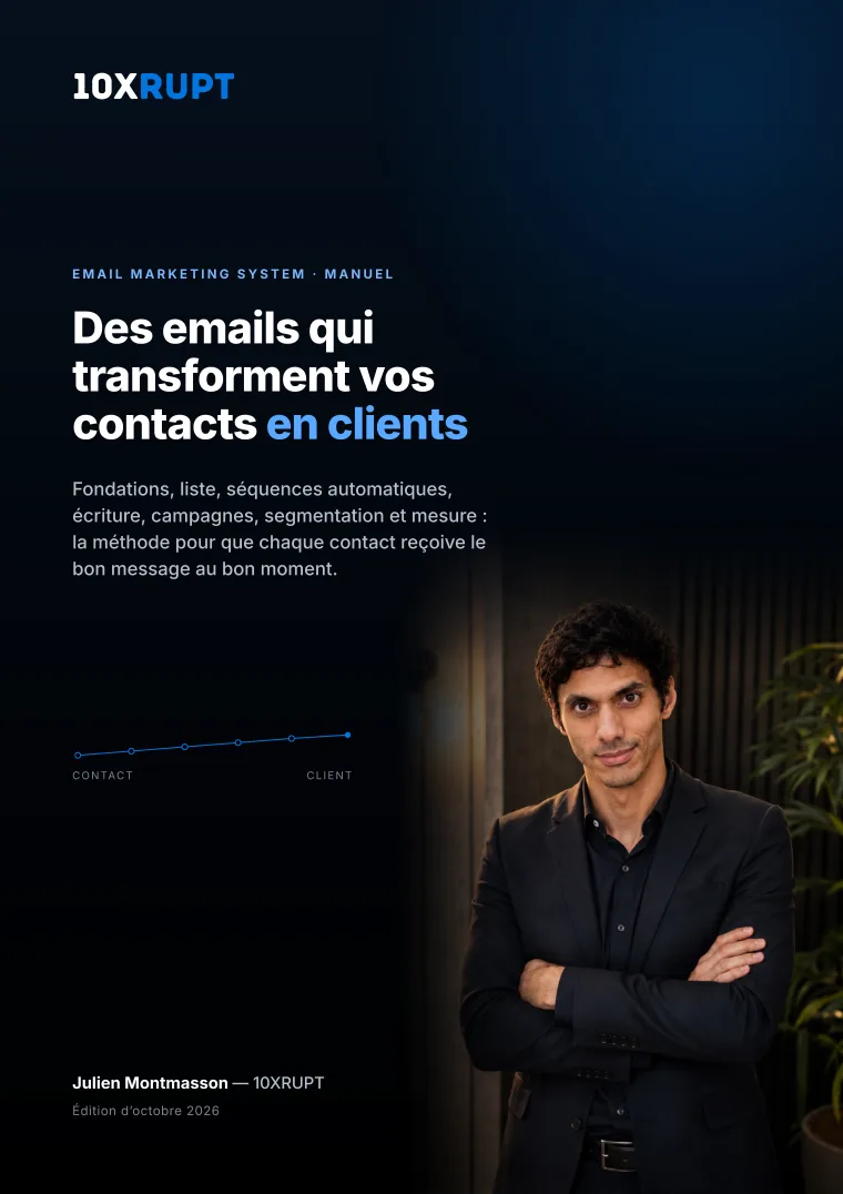 Couverture du manuel — Kit Email 10XRUPT