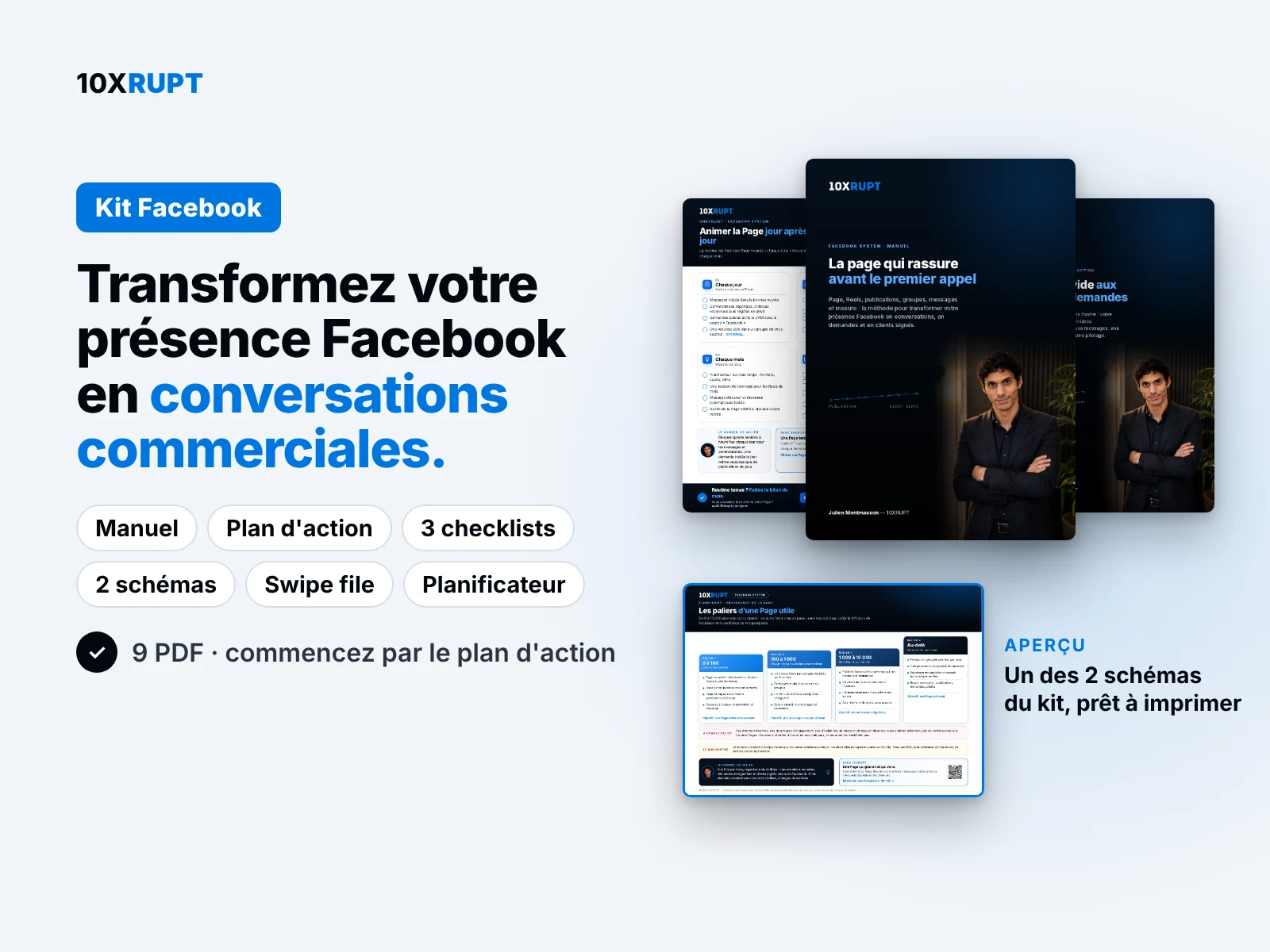 Kit Facebook 10XRUPT : contenu et guide pour commencer